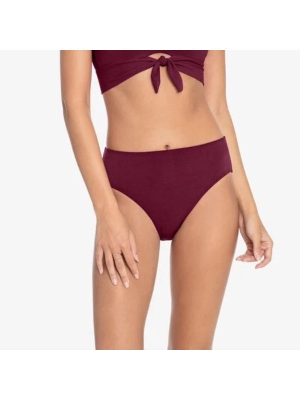 Robin Piccone Ava High Waist Bikini Bottoms